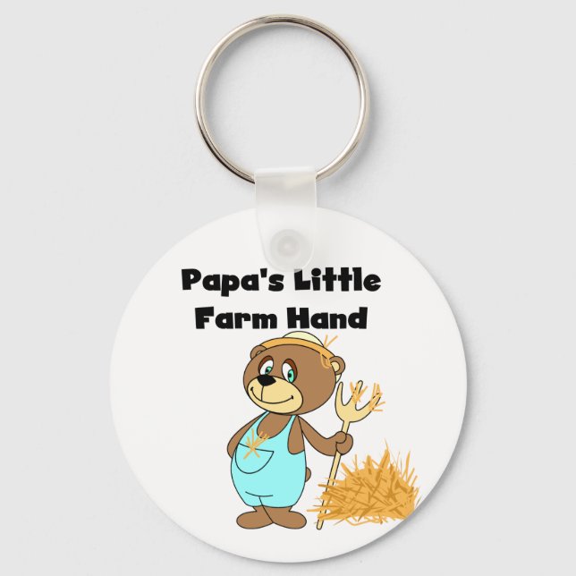 Chaveiro Camiseta e presentes da mão de fazenda da papá pou (Frente)