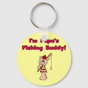 Chaveiro Camiseta e presentes do amigo da pesca da papá