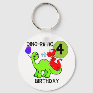 Chaveiro Camiseta e presentes do aniversário do dinossauro