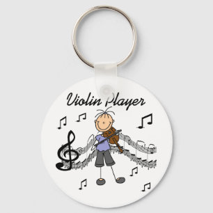 Chaveiro Camiseta e presentes do jogador do violino da