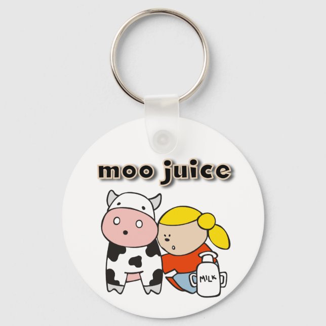 Chaveiro Camiseta e presentes do suco do MOO (Frente)