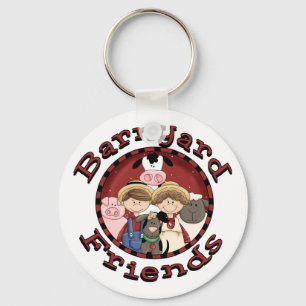 Chaveiro Camiseta e presentes dos amigos do Barnyard