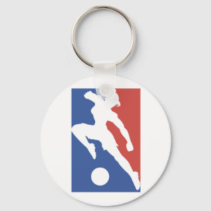 Chaveiro Camiseta e presentes fêmeas do futebol dos EUA