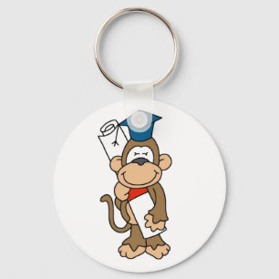 Chaveiro Camiseta e presentes graduados do macaco