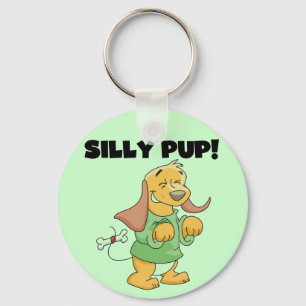 Chaveiro Camiseta e presentes parvos do filhote de cachorro