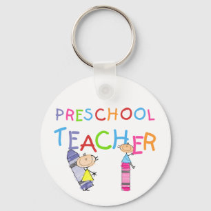 Chaveiro Camiseta e presentes prées-escolar do professor