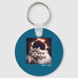 Chaveiro Camiseta Eclipse de Gato 2024 Eclipse Solar Total