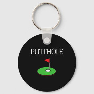 Chaveiro Camiseta engraçada e sarcástica de golfe Putting G