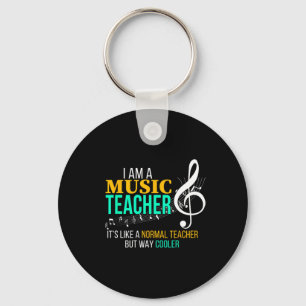Chaveiro Camiseta Engraçada Professor de Música Professor d