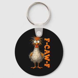 Chaveiro Camiseta F Caw F Galinha F-caw-f Meme Engraçado Ho