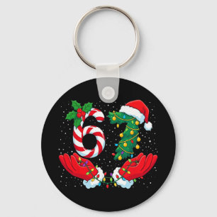 Chaveiro Camiseta Funny Six Seven Meme Natal 67 Xmas Homens