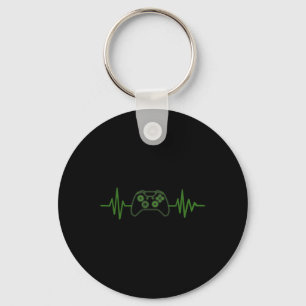Chaveiro Camiseta Gaming 365 Gamer Heartbeat Para Jogar Vid