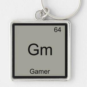 Chaveiro Camiseta Gm - Símbolo de Elemento Químico Divertid