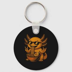 Chaveiro Camiseta Gráfica Divertida de Anime Kawaii Axolote