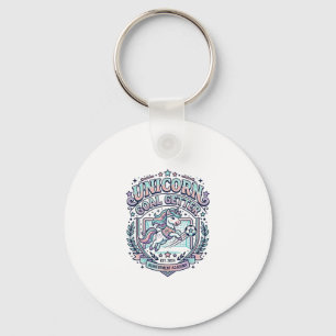 Chaveiro Camiseta Gráfica Estilo Retro Unicórnio Alcançador