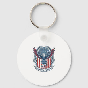 Chaveiro Camiseta Gráfica Vetorial de Formatura Patriótica