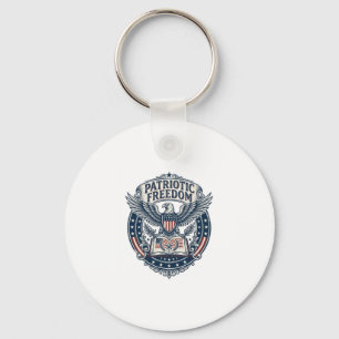 Chaveiro Camiseta Gráfica Vetorial do Clube do Livro Patrio