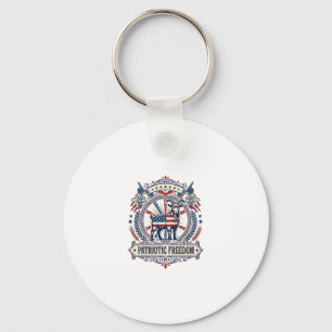 Chaveiro Camiseta Gráfica Vetorial Fazenda de Cabra Patriót