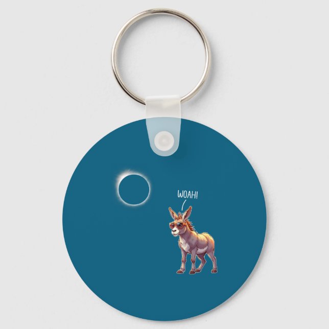 Chaveiro Camiseta Infantil Burro Eclipse Solar Fazendeiro P (Frente)