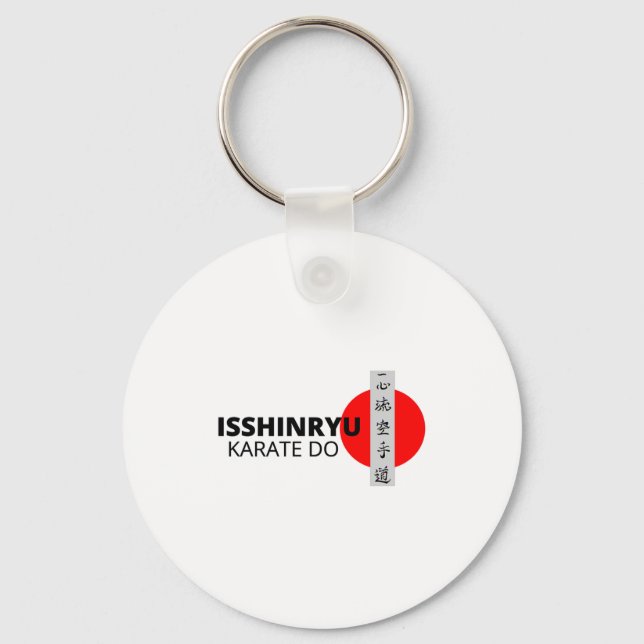 Chaveiro Camiseta Isshinryu Karate Do Sol Nascente (Frente)