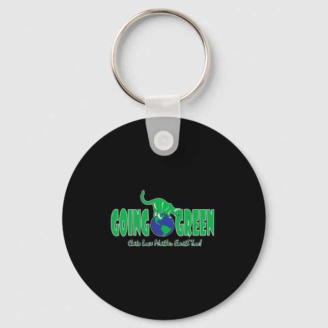 Chaveiro Camiseta Kitties Going Green  (Frente)