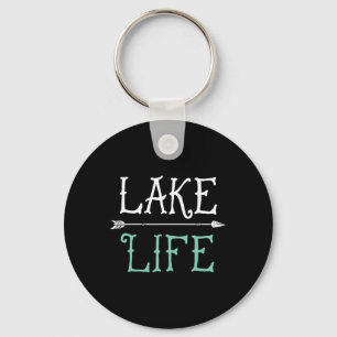 Chaveiro Camiseta Lake Life T Camisa de Pesca Vela Barco Di