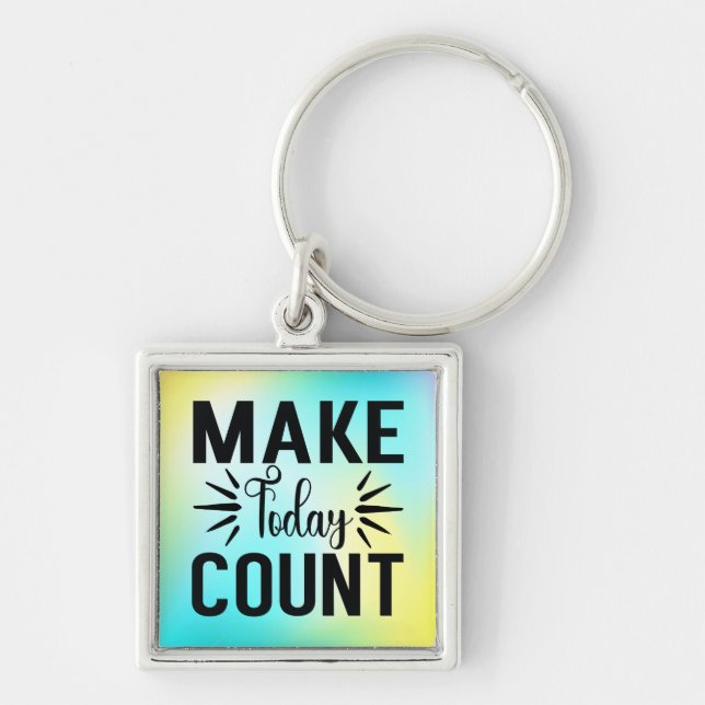 Chaveiro Camiseta Make Today Count-68543 (Frente)