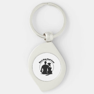 Chaveiro Camiseta Melhor Pai de Cachorro do Mundo Silhueta