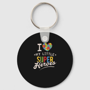 Chaveiro Camiseta Mês Autismo para Professora de Educaçã