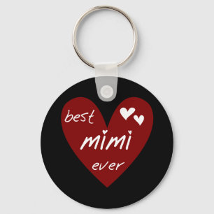 Chaveiro Camiseta Mimi e os presentes do coração vermelho