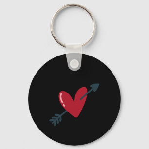 Chaveiro Camiseta Minimalista do Dia dos Namorados com Cora