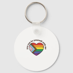 Chaveiro Camiseta Orgulho Coração Você Pode Ser Você Mesmo 