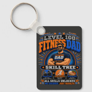 Chaveiro Camiseta Pai Fitness Nível 100 – Pai da Academia Á
