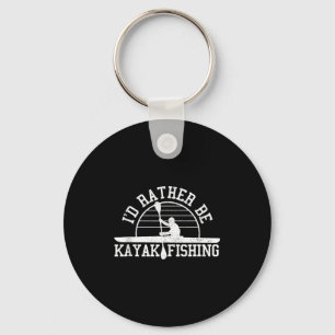 Chaveiro Camiseta Regata Divertida de Pesca de Caiaque Pres