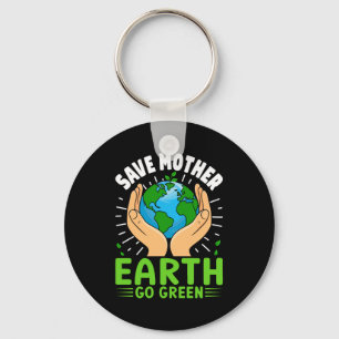 Chaveiro Camiseta Salve a Mãe Terra Dia da Terra Verde