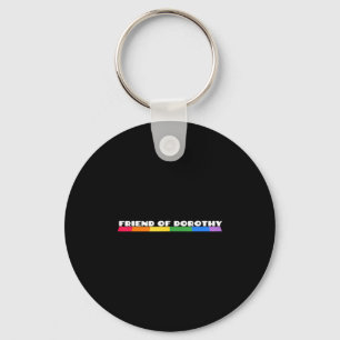Chaveiro Camiseta sem Mangas Citação Orgulho Arco-íris Amig