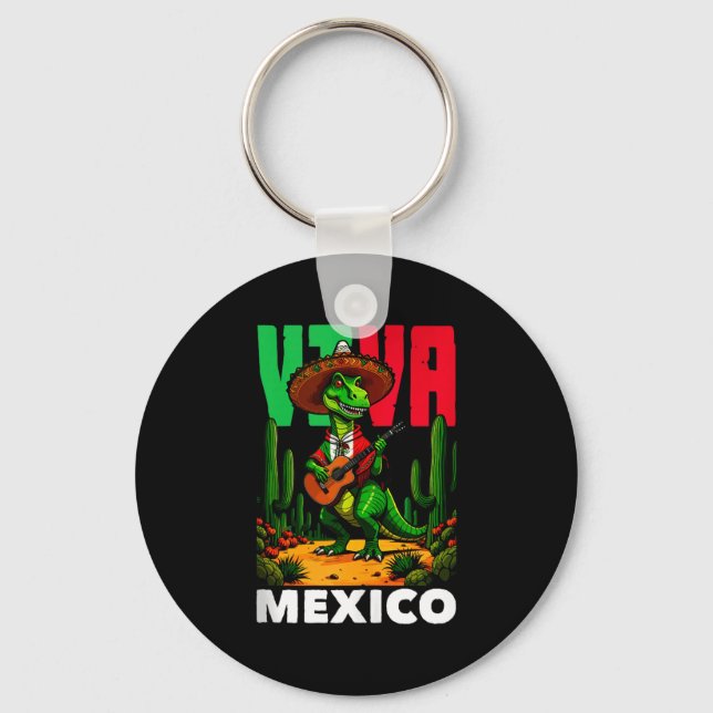 Chaveiro camiseta sem mangas orgulho mexicano raízes heranç (Frente)