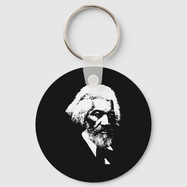 Chaveiro Camiseta Silhueta Frederick Dougl Mês da História  (Frente)