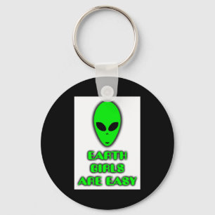 Chaveiro Camiseta T Alienígena Ficção Científica Engraçada 