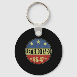 Chaveiro Camiseta Taco Divertido Vamos Taco Homens Mulheres