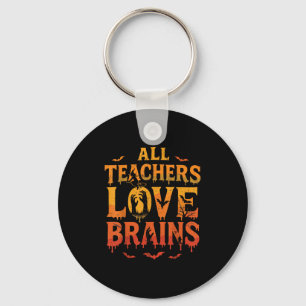 Chaveiro Camiseta Todos os Professores Amam Cérebros Funny