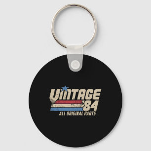 Chaveiro Camiseta Vintage 84 Retro 41º Aniversário para Hom