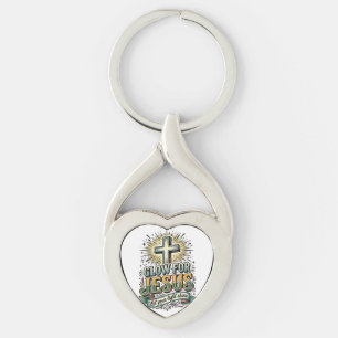 Chaveiro Camiseta Vintage Cruz Cristã Brilhe Para Jesus