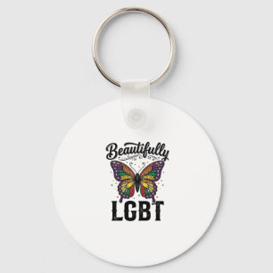 Chaveiro Camiseta Vintage Orgulho Borboleta LGBT Maravilhos