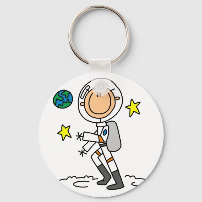 Chaveiro Camisetas Básicas de Astronauta e Presentes (Frente)