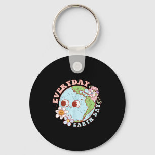 Chaveiro Camisetas bonitas do dia da terra para meninas cri