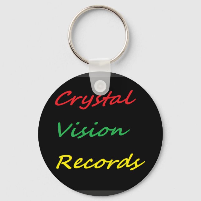 Chaveiro camisetas crystal vision records (Frente)