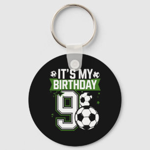 Chaveiro Camisetas de Aniversariante 9 Futebol É Meu 9º Ani