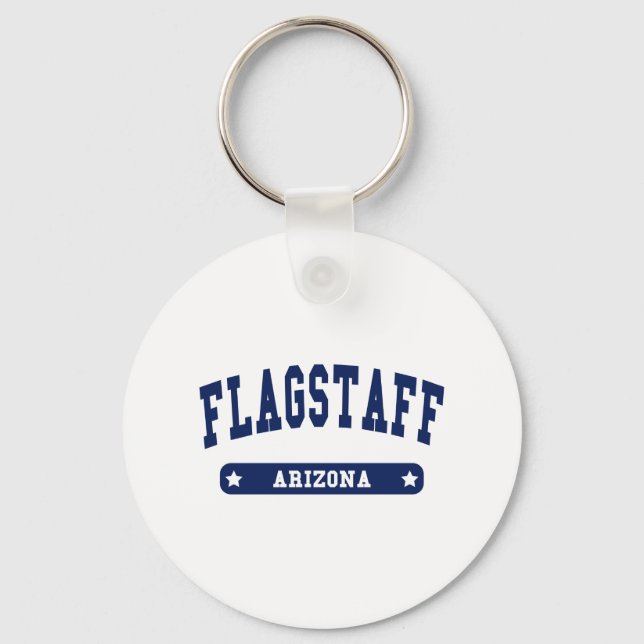 Chaveiro Camisetas de Estilo da Faculdade de Arizona Flagst (Frente)