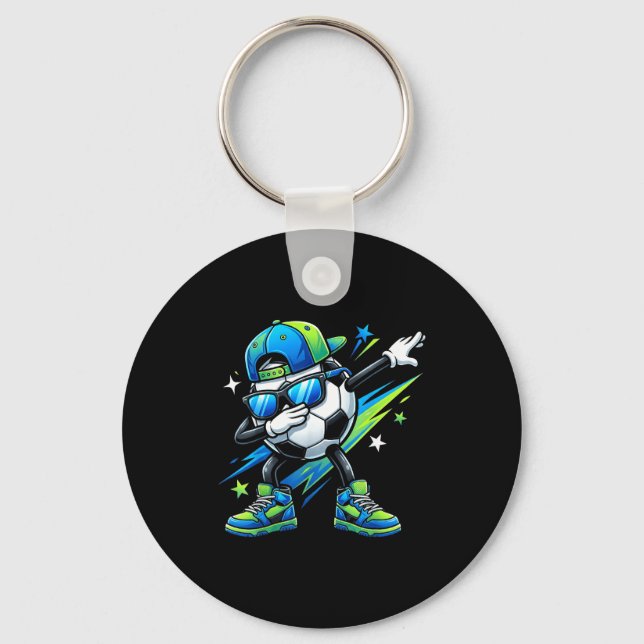 Chaveiro Camisetas de Futebol Dabbing Srts Meninos Meninas  (Frente)